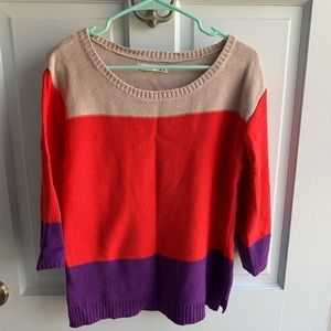 Old Navy Colorblock Sweater Sz M